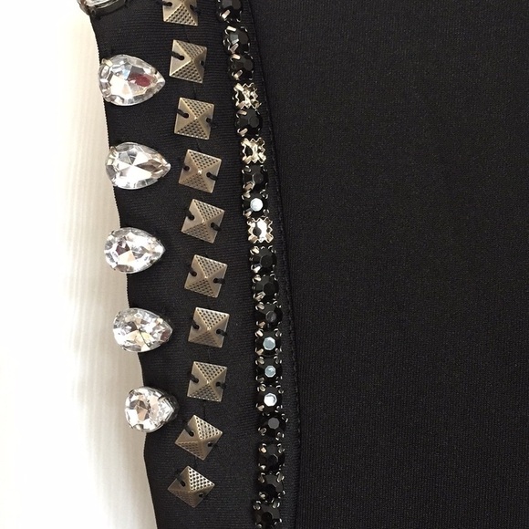 Arden B Dress Women Size XL Black Dressy Sparkly Sexy Figure Flattering - Picture 4 of 14